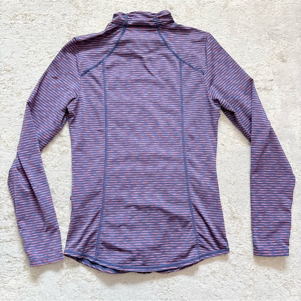 Tuff Athletics Navy Blue & Purple Striped Zip Up Athletic Jacket Size Small - Picture 8 of 10